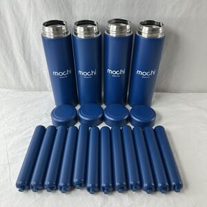 4X Mochi Health Insulated Metal Bottle Cooler Gel Packs Travel Container Peptide